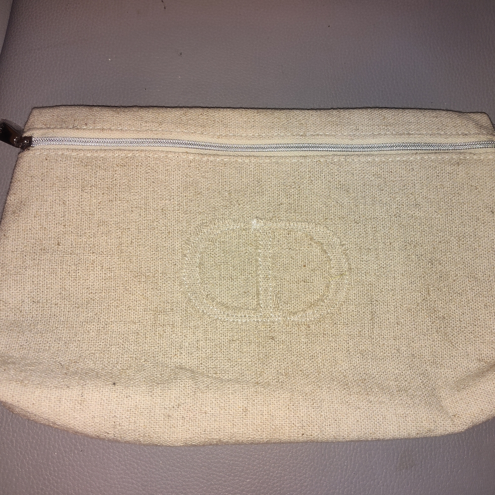 Dior Cream Cosmetic Bag